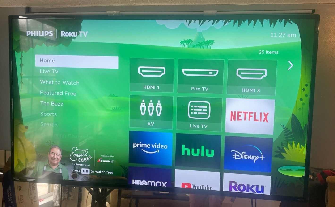 65" Phillips ROKU Smart TV 4K UHD