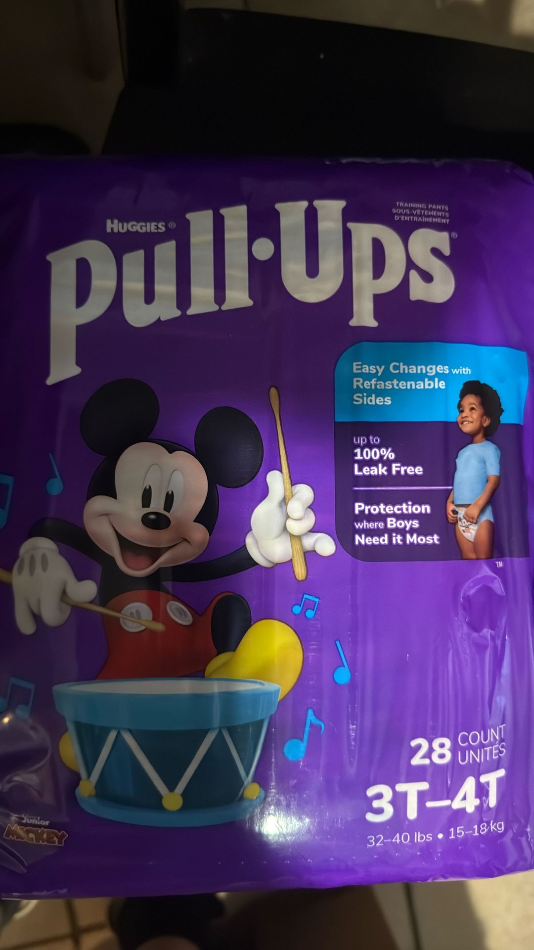 Pull Ups Boys 3T-4T