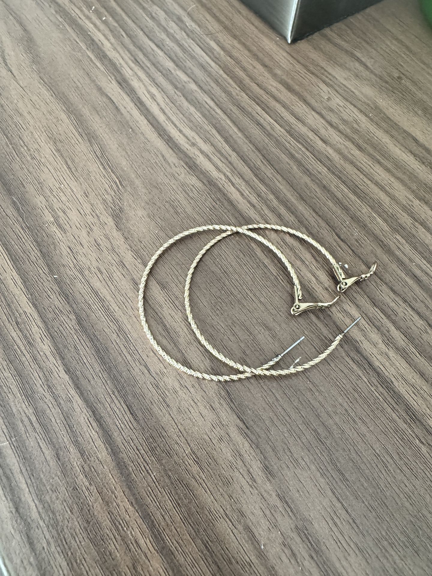Women’s Earrings Rose Gold Hoops
