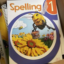 BJU Spelling 1 