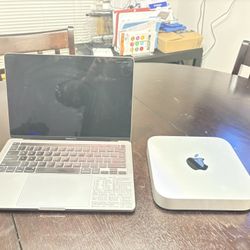 MacBook Pro 13 Inch And MacBook Mini