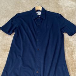 Young LA Navy Blue Dress Shirt