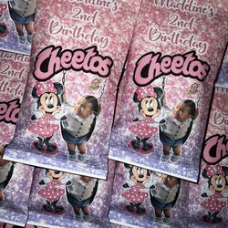 Minnie Mouse Custom Chip Bags