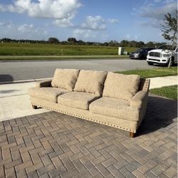 Free Delivery- Fabric Couch in really good Condition