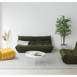 WAREHOUSE CLEARANCE 🔥 Modern Three-Seater Lazy Living Room Sofa, Sofa Chair 💥 We Finance 