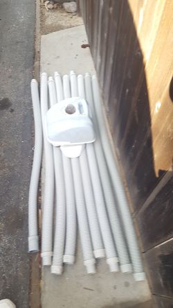 Haywood pool sweep and hoses