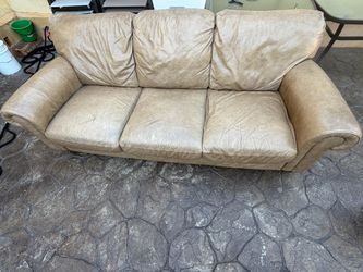 Leather sofa