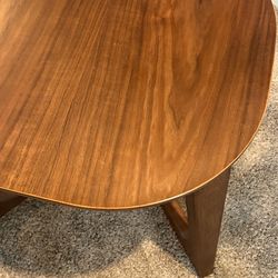 Mid Century Modern Walnut Side/End Table - Ebern Designs