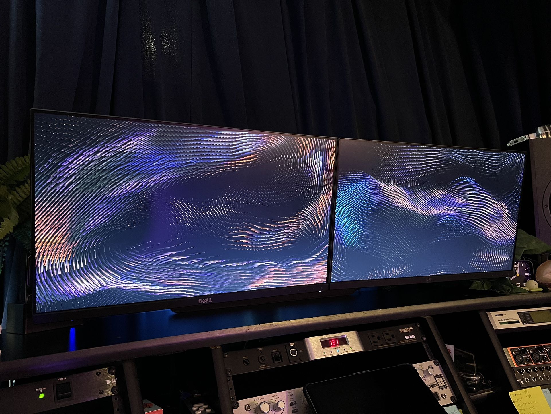 TWO ($210 For Both) 24-inch Dell 1080p Ultra Sharp monitors LED (U2414H) VESA compatible [stand not included)