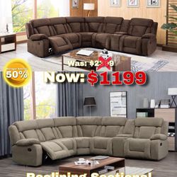 Reclining Sectional On Sale 