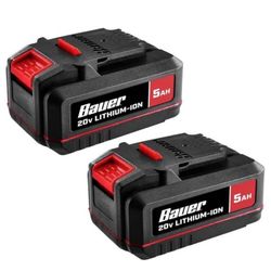 Bauer 20V 5Amp Battery 2 pack