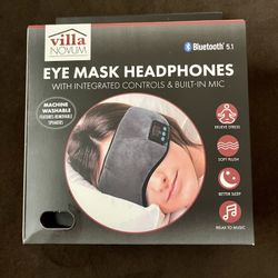 Villa Novum EYE MASK HEADPHONES NIB