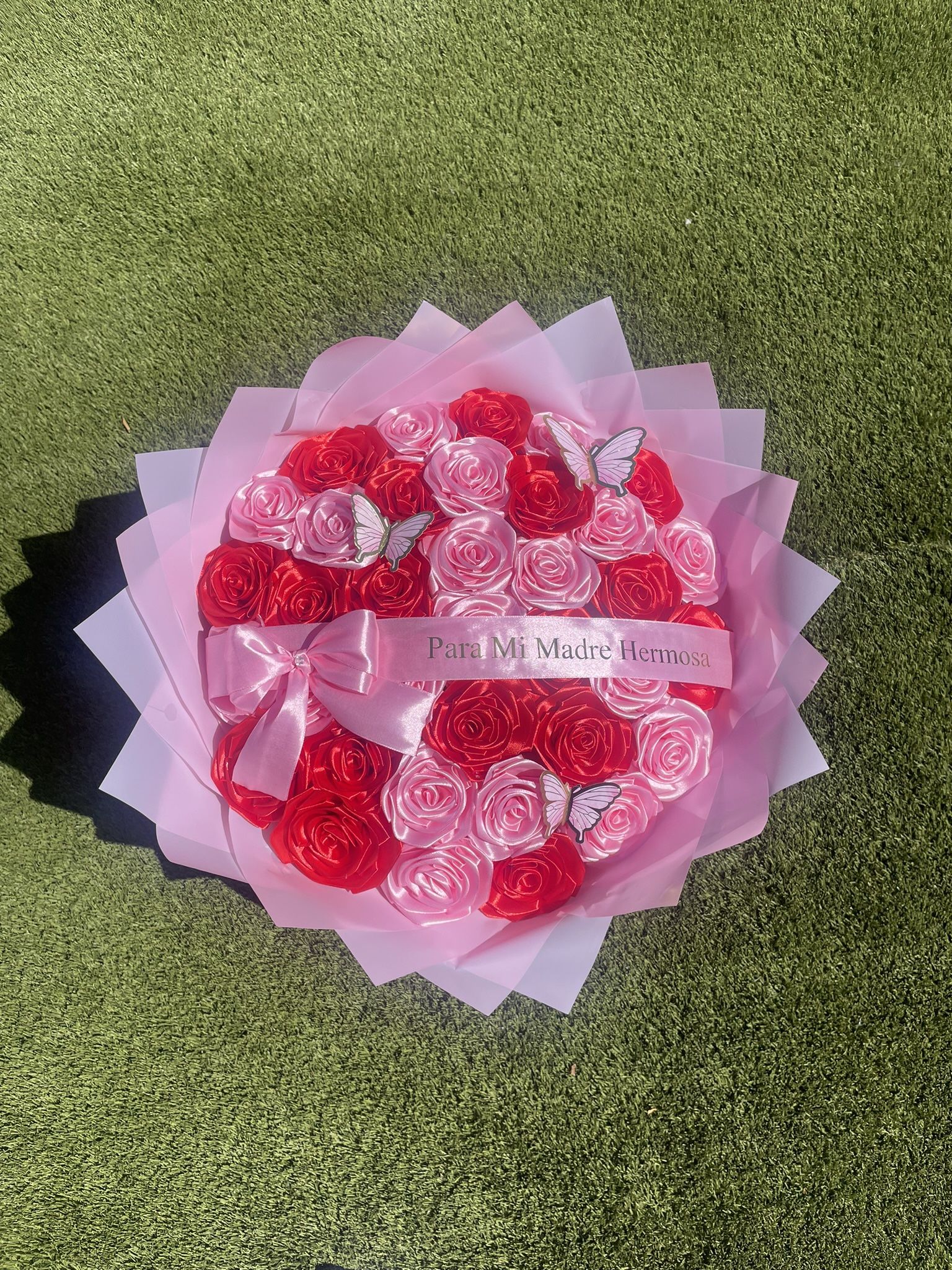 Eternal/Ribbon roses Bouquet