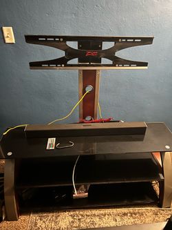 Z Line glass TV Stand