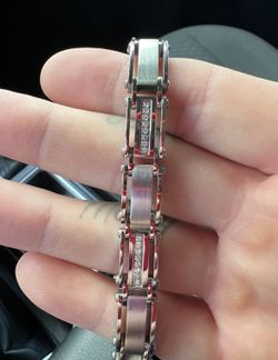 Mens 1/2 Carat Diamond Bracelet