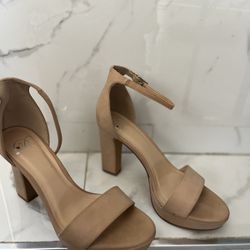 Beige Party Heels