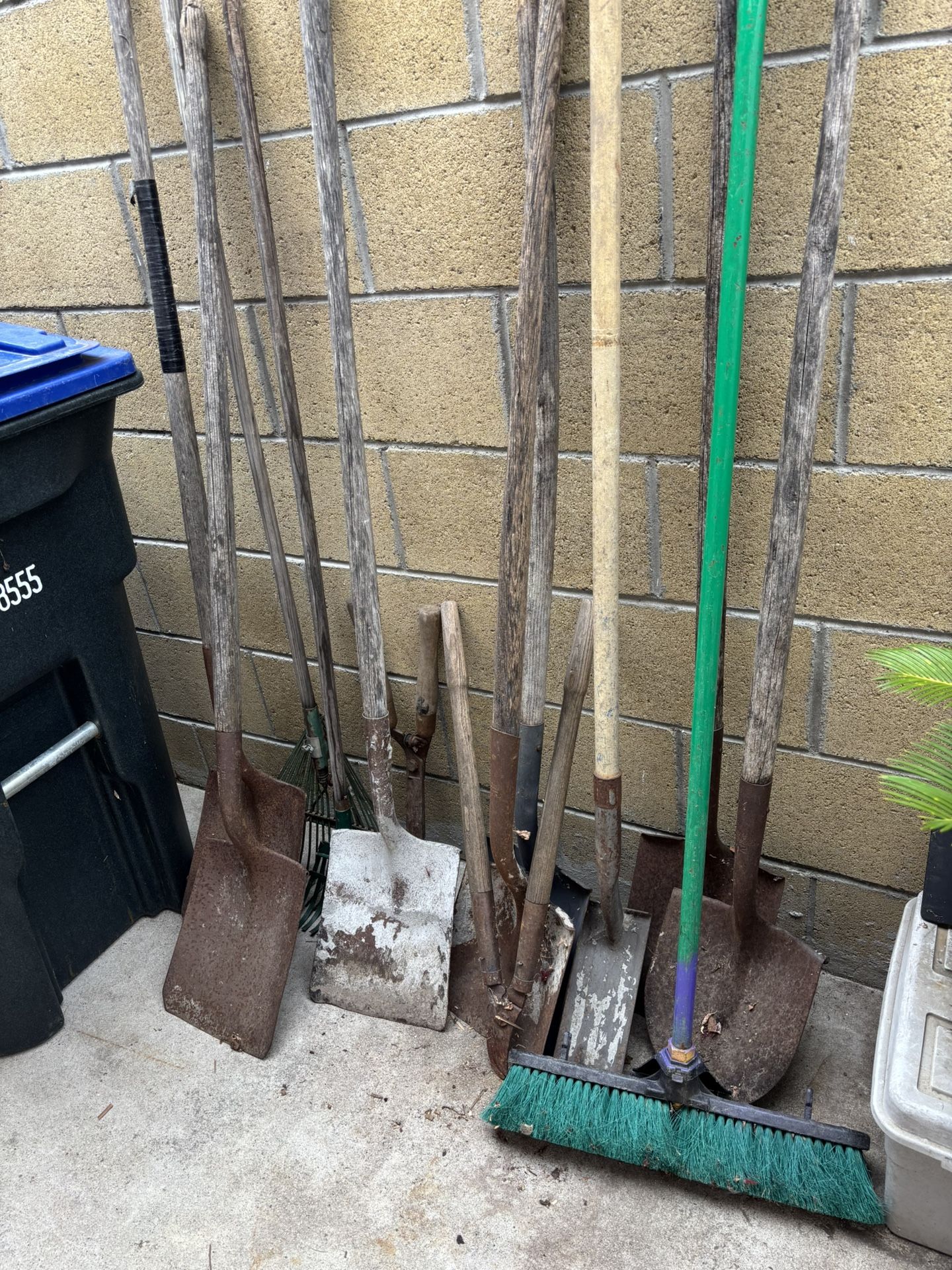 Shovels and rakes