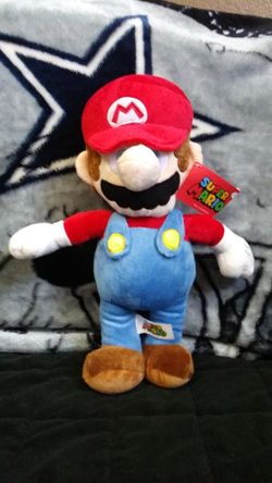 Mario plushie 16"