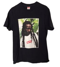 Supreme Buju Banton photo tee size large
