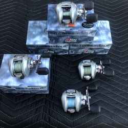 4 Piece Abu Garcia Bait Casting Reels
