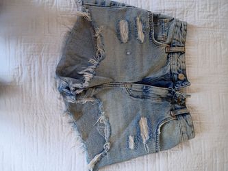 Denim shorts