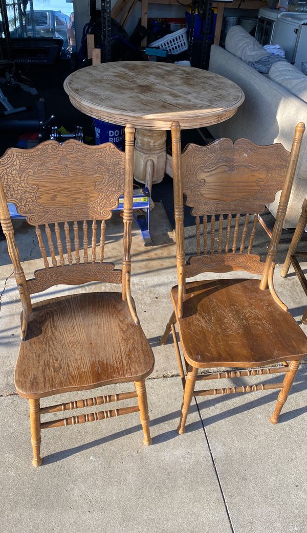 Antique wood dining chairs for Sale in Fullerton, CA - OfferUp