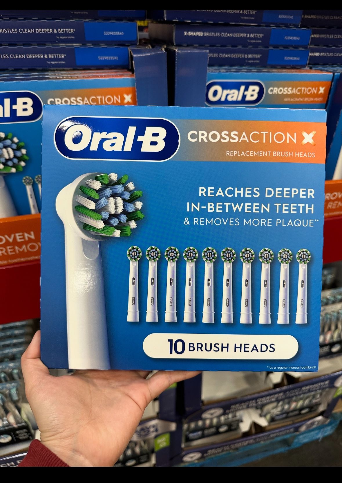 Oral B - Replacement Brush Heads - 10ea