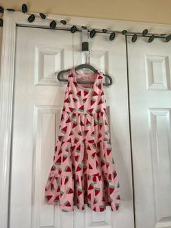 Hanna Andersson watermelon twirl dress