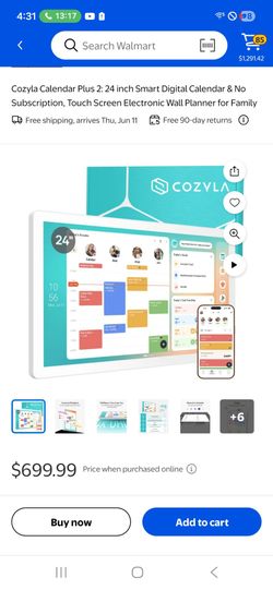 Cozyla Calendar 24inch