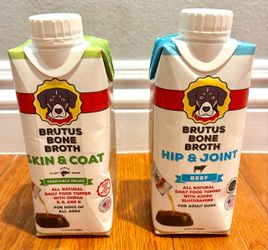 Brutus Bone Broth Topper Dog Treats – 2 Pack