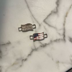American Flag Shoelace Charms 