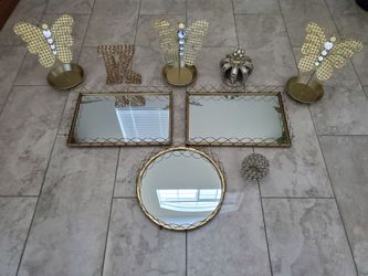 3 charolas con espero y accesorios