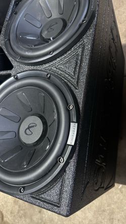 2 12” INFINITY SUBS IN PORTED BOX