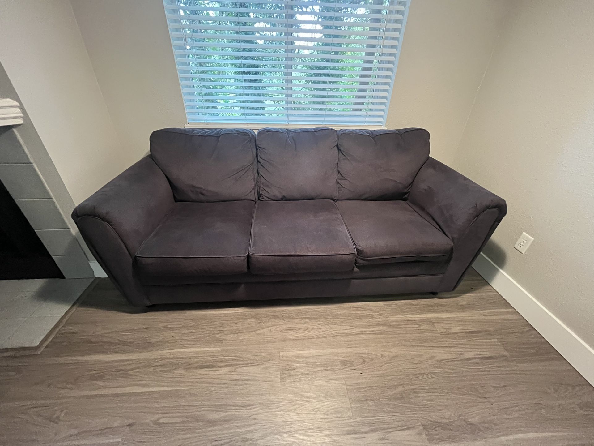 Blue 3 Seater Sofa 