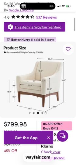 Two crème arm chair like new
