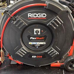 Ridging flex shaft sewer snake k9-306