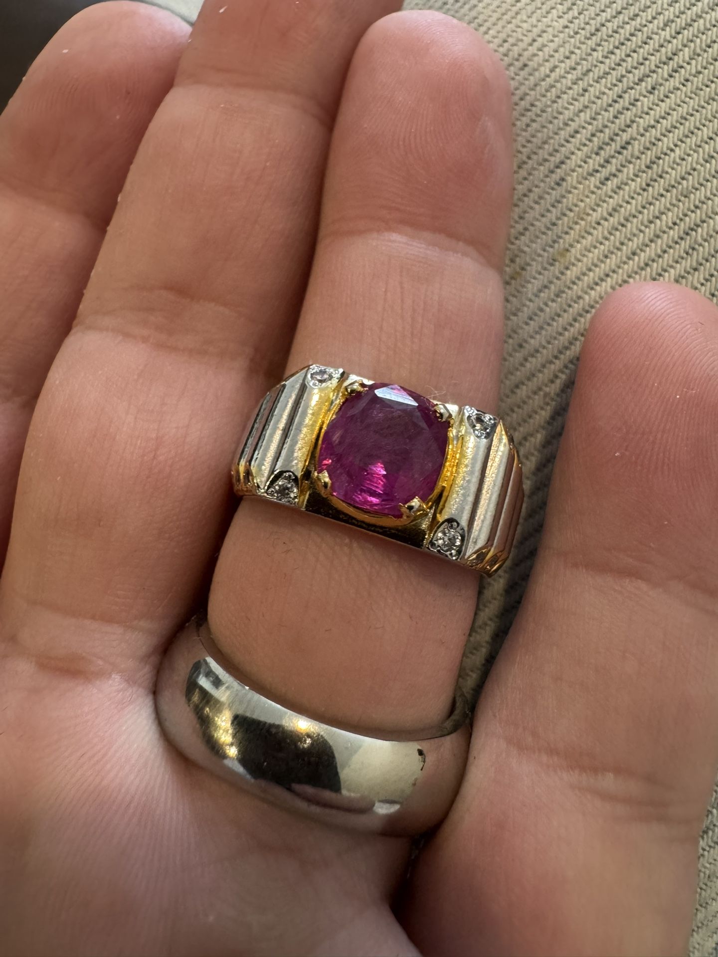 Men’s Natural Ruby Ring 2.51ct 