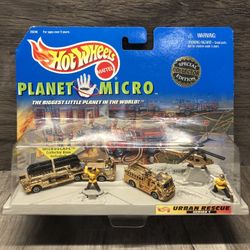 Vintage Planet Micro Gold Special Collector Edition Hot Wheels