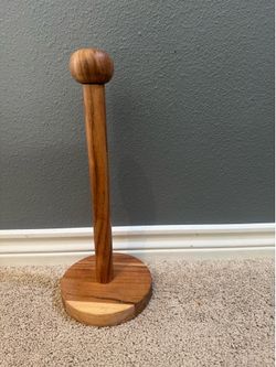 Wooden Paper Towel Holder