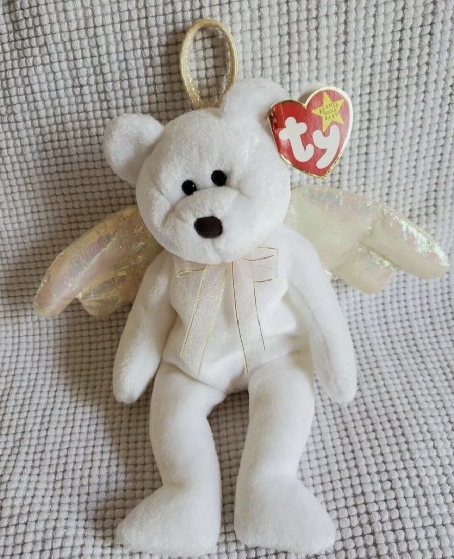 Beanie Original TY Baby - Halo 😇 Rare collectible Beanie Baby - Vintage Angel Baby