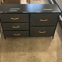 5 Drawer Fabric Dresser 
