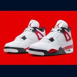 Jordan 4 Red Cement Size 10 