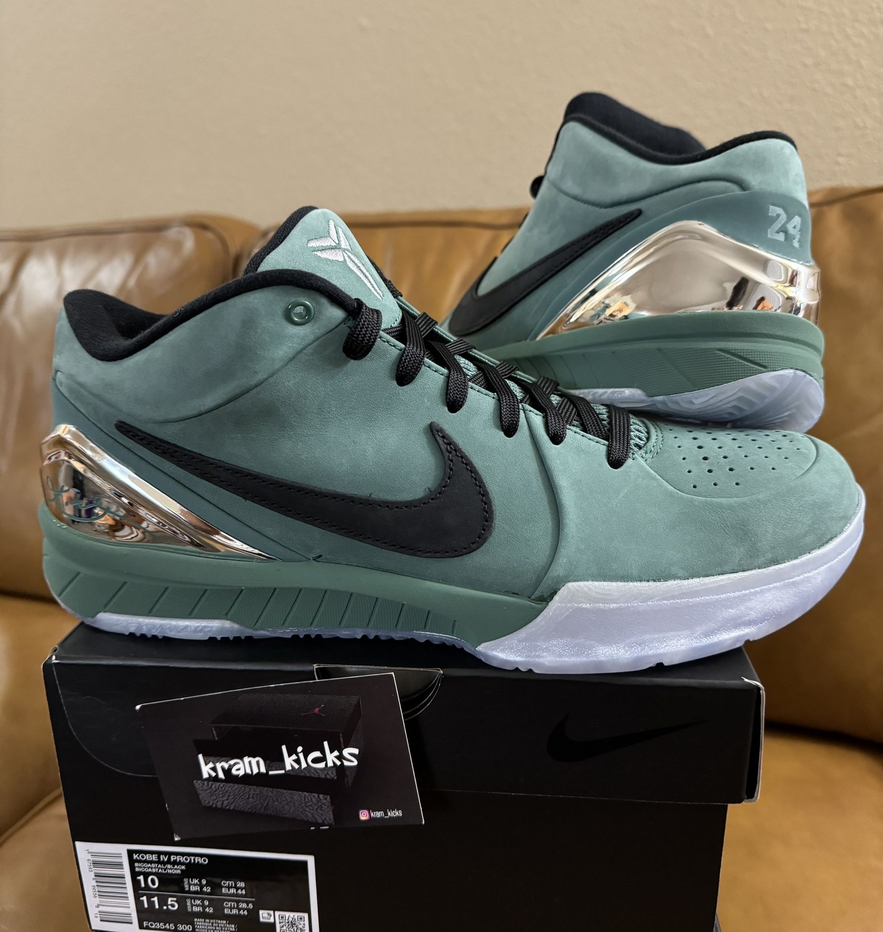 New* 2024 Nike KOBE 4 IV Protro "Girl Dad" MENS Size 10 US - DS OG All