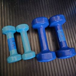 2 Lbs and 5 Lbs Dumbbells Exercise Weights