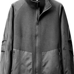 2xl size Men's Casual Bomber Jacket with Zipper Pockets Comfortable and Trendy Lightweight Design