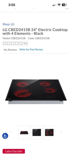 lg electric stove  estufa electrica 300$ new new