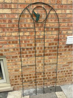 Metal Garden Trellis For Climbing Plants Cucumbers Roses 29” W x 71” H