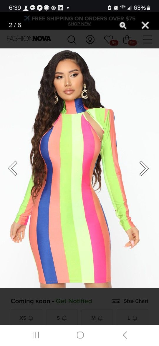 Fashion Nova Dress Size XS