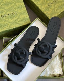 Gucci Interlocking G Slide Sandals