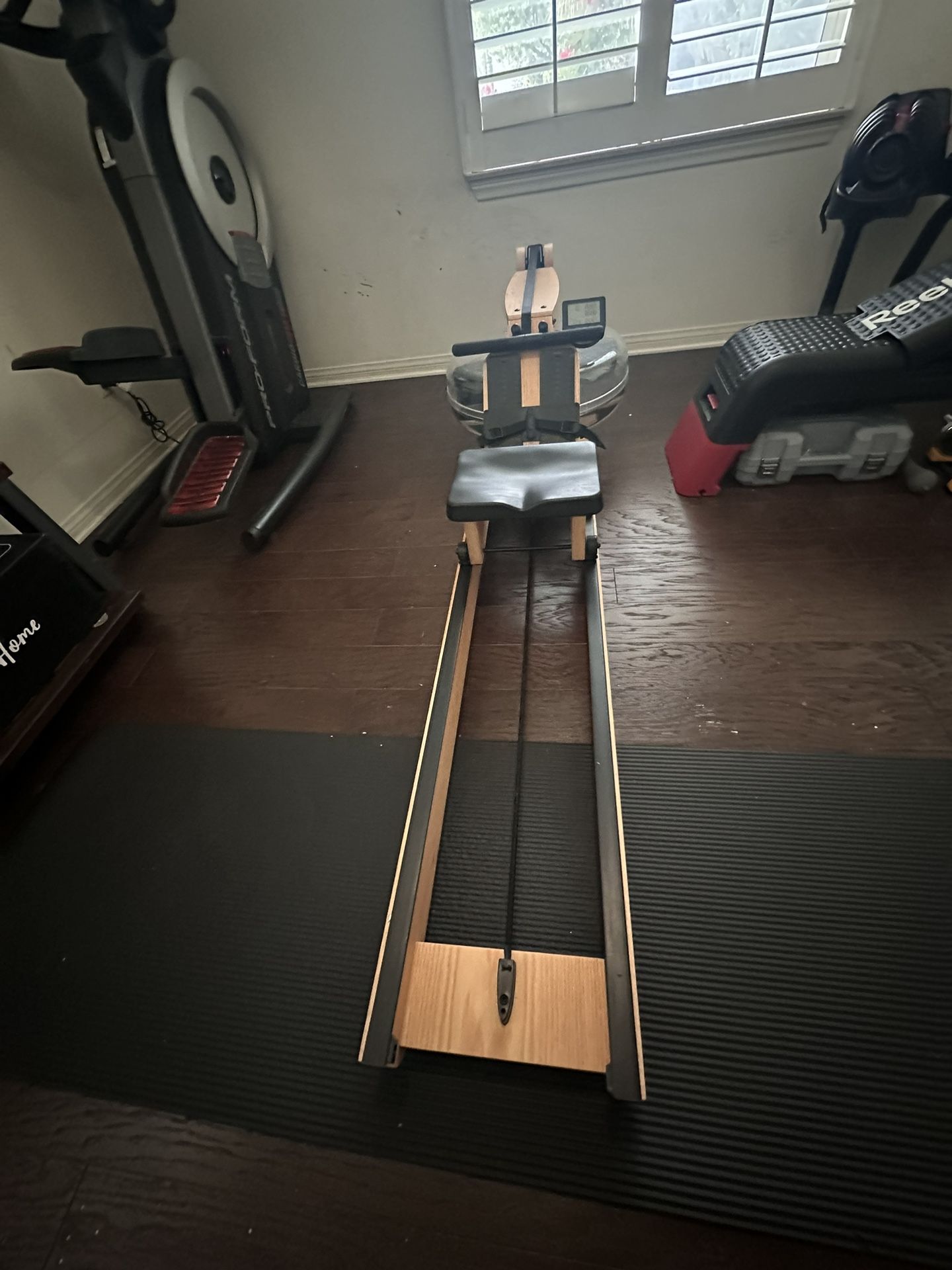 Solid Wood Rowing Machine